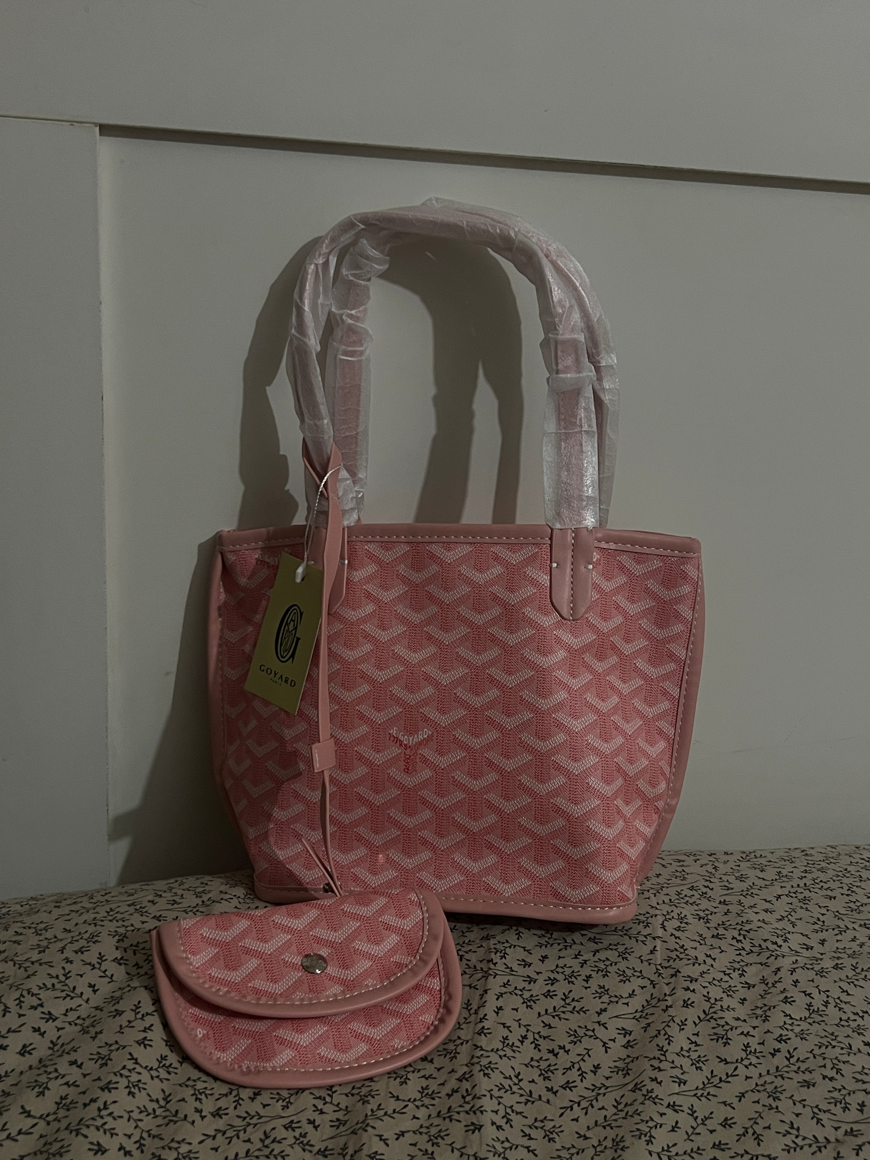 Goyard Tote Bag -  Mini Marshmallow Pink (With Pouch)
