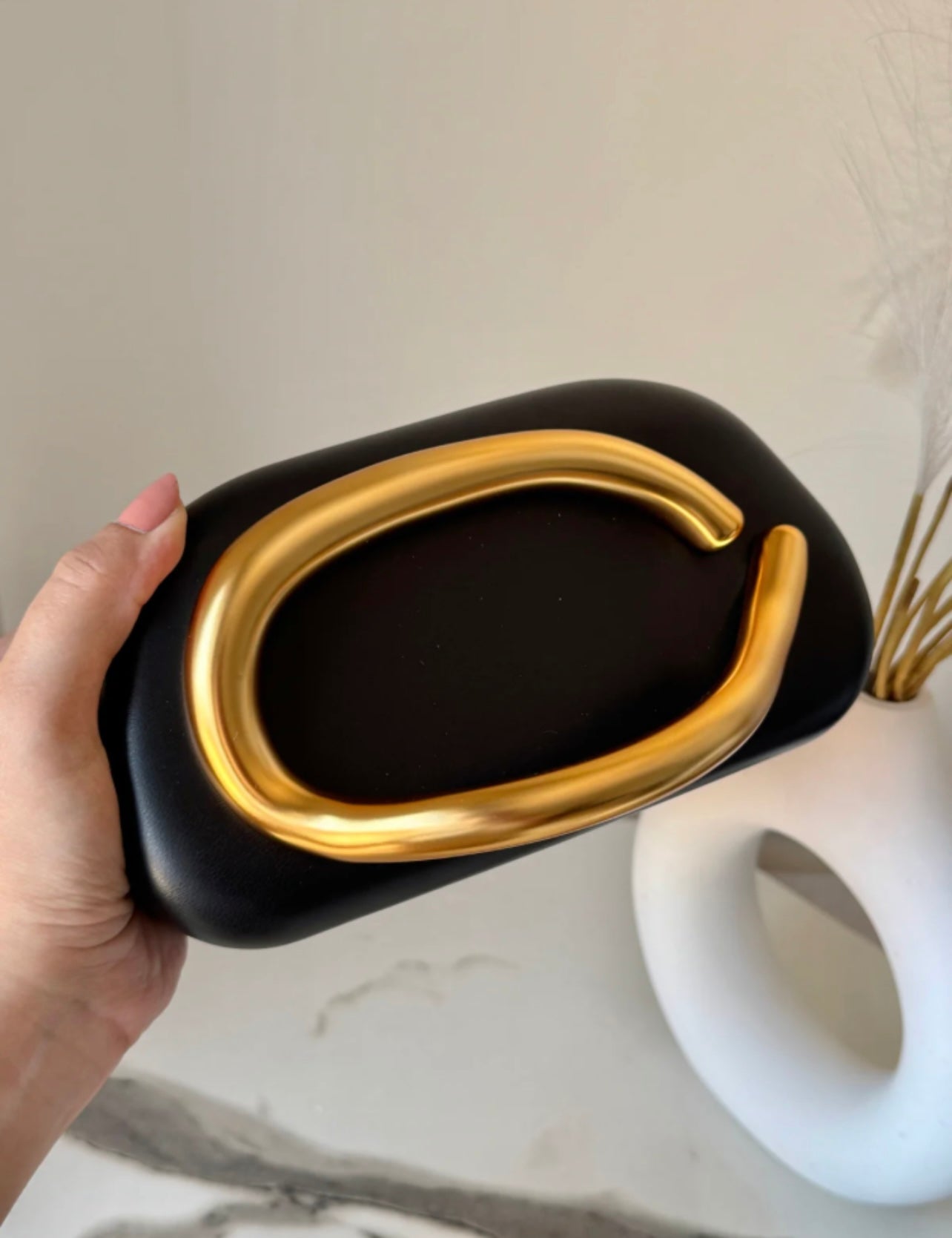 ZARA Clutch with Long Chain