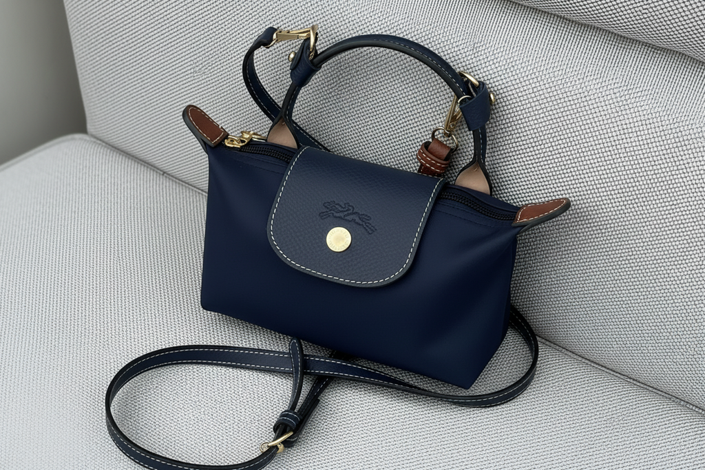 Longchamp Crossbody Bag with Strap (WITH BRAND LOGO)
