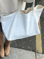 Goyard Tote Bag – Medium White (With Pouch)