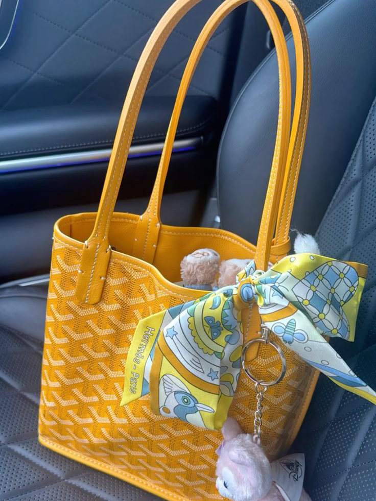 Goyard Tote Bag - Mini Yellow (With Pouch)
