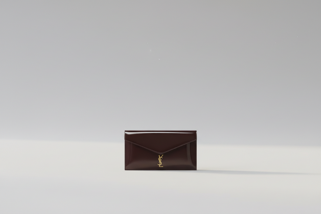 YSL Patent Leather Envelope Clutch